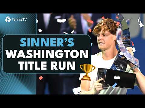 When Jannik Sinner WON His First ATP 500 🏆 | Washington 2021 Title Run