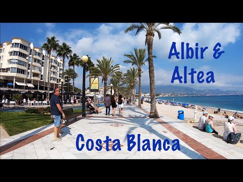 Albir, Walking Tour, Costa Blanca, Spain. Afternoon Walk along the Albir & Altea Promenade 🇪🇸