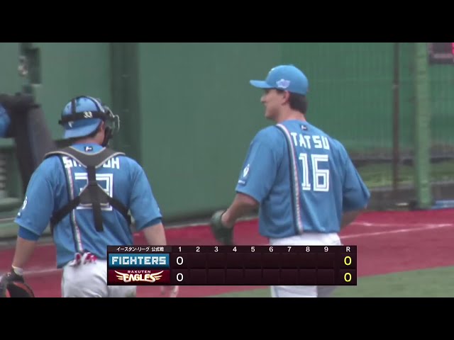 【ファーム】ナイスキャッチ!! ファイターズ・達孝太 強烈なピッチャーライナーを見事に掴む!! 2025年4月13日 東北楽天ゴールデンイーグルス 対 北海道日本ハムファイターズ