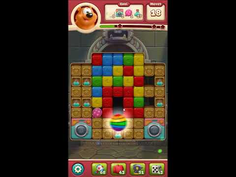 Toon Blast Level 2849 - NO BOOSTERS 🐻🐺🐱 | SKILLGAMING ✔️