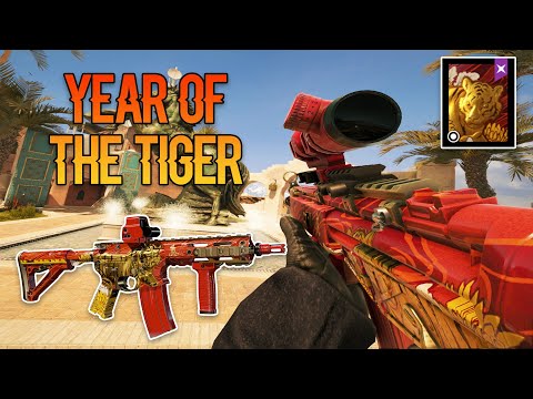 The Best WEAPON SKIN Of The Chinese Year? Y6S4 High Calibre YEAR OF THE TIGER - Showcase IN-GAME -R6