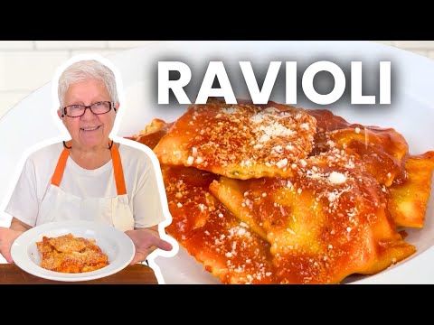 Ravioli Recipe from Scratch with Spinach & Ricotta Filling