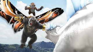 KONG, Mini Kong & MOTHRA vs SHIMO Godzilla x Kong: The New Empire