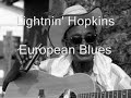 Lightnin' Hopkins-European Blues