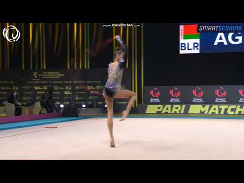 Dina AGISHEVA (BLR) Rope EF - European Championships Kyiv 2020