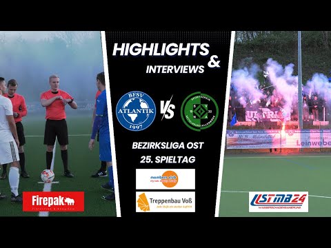 Atlantik 97 - SV Nettelnburg Allermöhe Pyroshow Derby 25. Spieltag