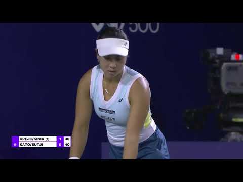 Aldila Sutjiadi/Miyu Kato vs. B. Krejcikova/K. Siniakova  | Cymbiotika San Diego Open - SF