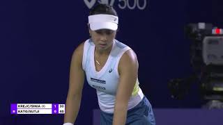 Download lagu Aldila Sutjiadi/Miyu Kato vs. B. Krejcikova/K. Siniakova  | Cymbiotika San Diego Open - SF mp3