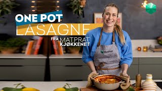 One pot lasagne med Britt Marlene