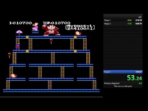 Donkey kong old wr 1:02:86