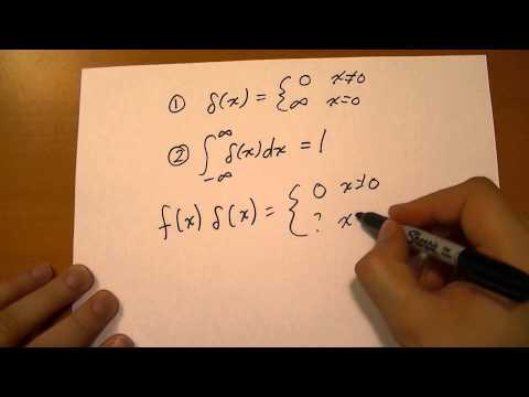 1 5 2 The One Dimensional Dirac Delta Function