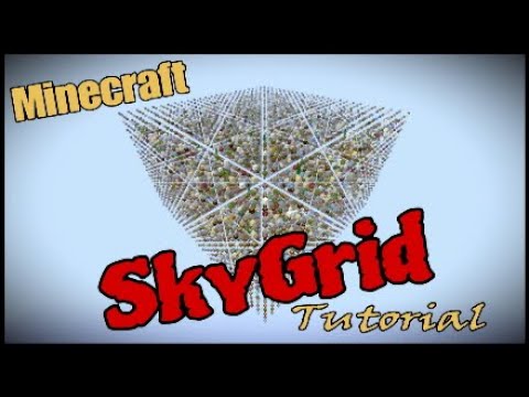 Minecraft SkyGrid Tutorial - Console