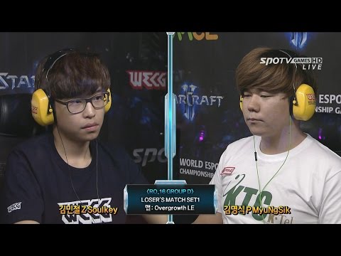 [WECG SC2 Korea National Final] RO.16 Group D Loser's Match Soulkey vs MyuNgSiK -EsportsTV