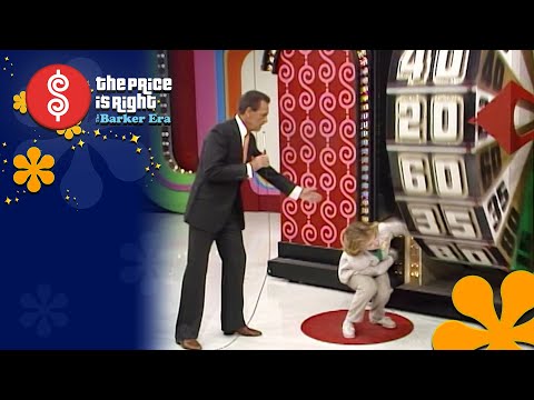 Contestant Almost Bangs Her Head on the Big Wheel - The Price Is Right 1985