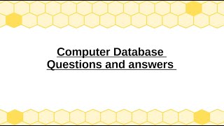 Download the video "Computer Database Questions and Answers - Part 2"