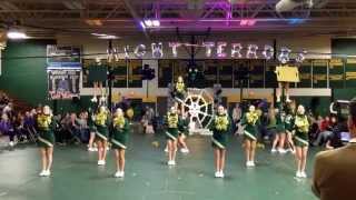 preview picture of video 'Wyoming Area PA Pep Rally 2014 Cheer'
