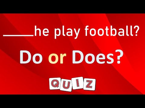 [Quiz]A video quiz on using Do or Does