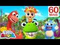 Dinosaur Adventures With Baby John T Rex And Animals Little Angel Kids Songs Nursery Rhymes