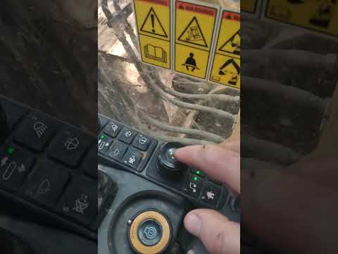 Caterpillar 320GC excavator, how to access the service menu, service password