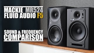 Video thumbnail for Fluid Audio F5 vs Mackie MR524  ||  Sound & Frequency Response Comparison by DSAUDIO.review