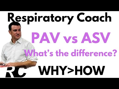 Respiratory Therapy - PAV (proportional assist ventilation) vs ASV (adaptive support ventilation)