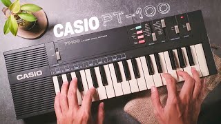 Video thumbnail for CASIO PT-100 // Toy Keyboard Review by h i m a