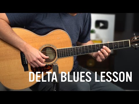 Easy Delta Blues Lesson in Double Drop D Tuning