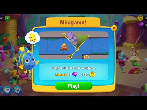 @Fishdom Win Strikes Level 6070 - 6075 and Minigame!