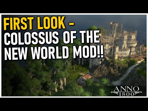 DLC-SIZED MOD COLOSSUS OF THE NEW WORLD!! - Anno 1800 MEGACITY Beauty Build | Part 16