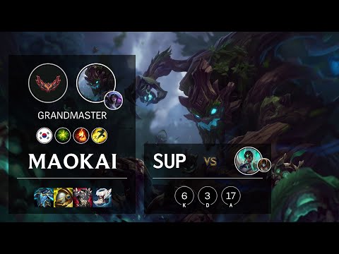 Maokai Support vs Karma - KR Grandmaster Patch 12.5