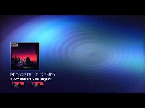 Kuzy Brxxn & Conc3ept - Red or Blue (Remix) - (Official Visualizer)