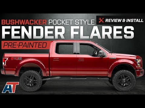 2015-2017 F150 Bushwacker Pocket Style Fender Flares Review & Install