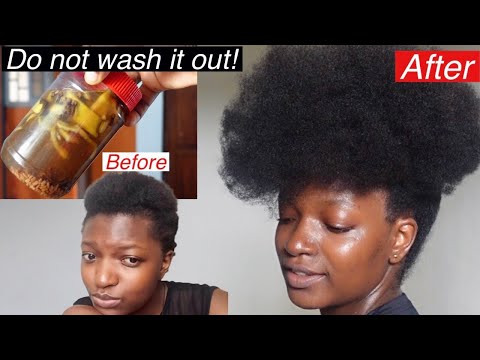 Do not wash it out! 😮Use banana peels & cloves for super fast hair growth.