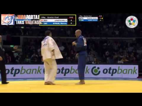 Judo Grand Prix Dusseldorf 2015 -90kg LIPARTELIANI Varlam (GEO) vs. NYMAN Marcus (SWE)