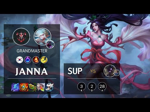 Janna Support vs Alistar - KR Grandmaster Patch 11.12