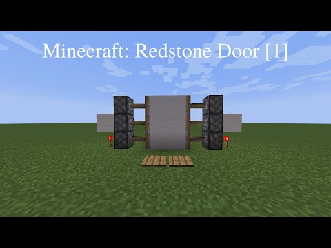 Minecraft: Redstone Door [Level 1]