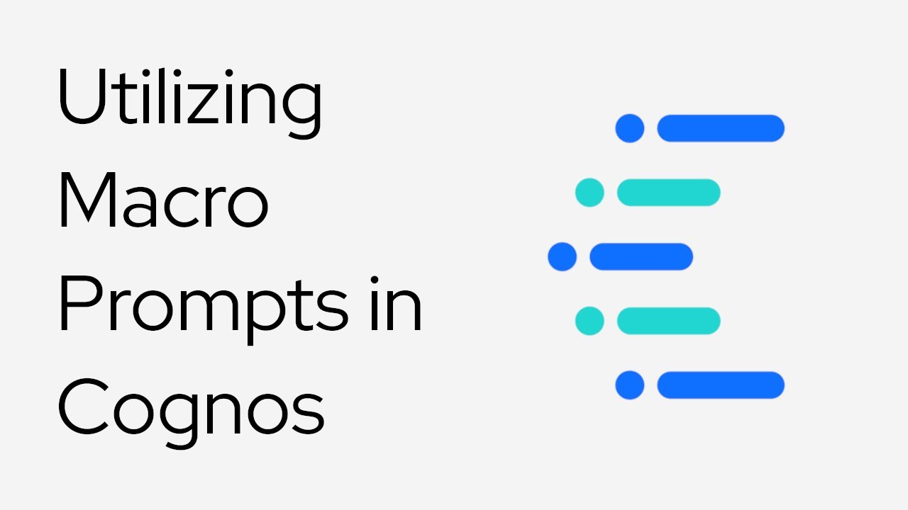 What are macros in cognos? Tipseri