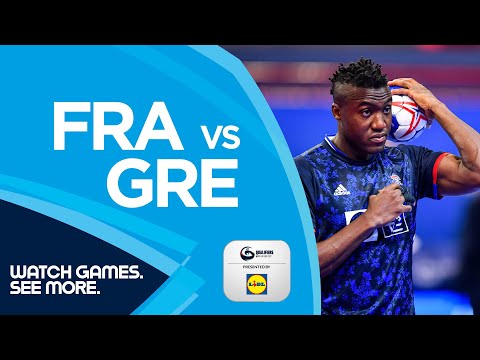 HIGHLIGHTS | France vs Greece | Round 6 | Men's EHF EURO 2022 Qualifiers