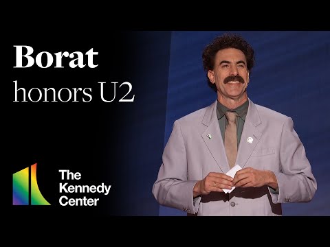 Borat honors U2 | 45th Kennedy Center Honors