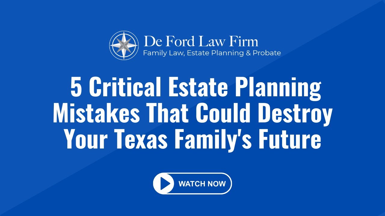 5 Critical Estate Planning Mistakes
