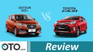Datsun Go+ Panca vs Toyota Calya | Review | Adu Spesifikasi LCGC-7 penumpang | OTO.com