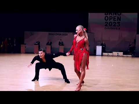 Einoras Degutis - Ugne Bliujute, LTU | WDSF WO NS LAT | Brno 2023 - QF J