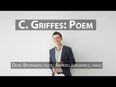 C. Griffes: Poem for Flute and Orchestra, A.93 (arr. for flute and piano by G. Barrère)