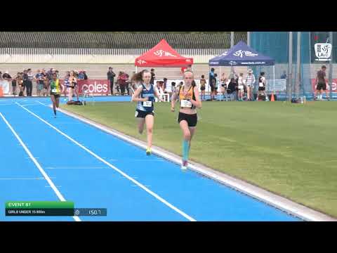 Girls Under 15 800m H1 - 2020 State Combined Events Championships // LAVicTV