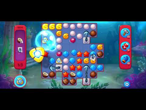 Fishdom Hard level 9814 no boosters フィッシュダム ハード