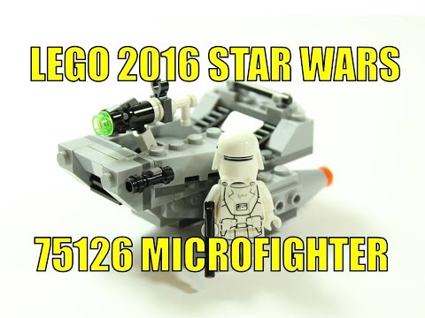 LEGO 2016 STAR WARS FIRST ORDER SNOWSPEEDER 75126 UNBOXING & REVIEW Video