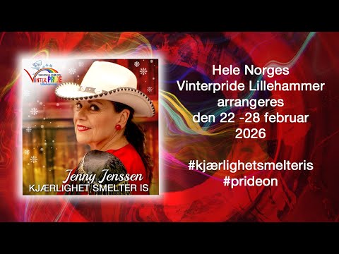 KJÆRLIGHET SMELTER IS 🏳️‍🌈 Jenny Jenssen (lyric video) Vinterpride Lillehammer 2026