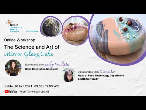 Online Workshop: Science and Art of Mirror Glaze Cake