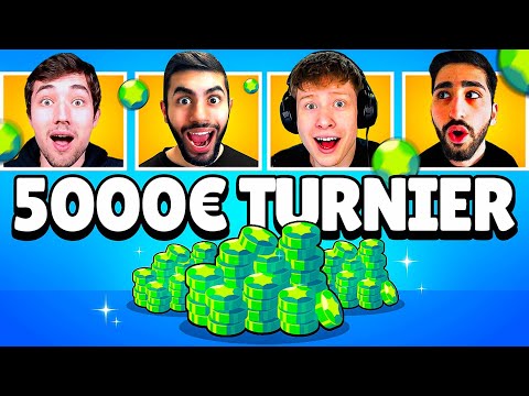 5000€ YOUTUBER TURNIER in BRAWL STARS! 🏆