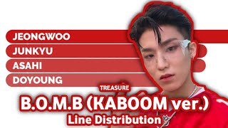 Download lagu TREASURE - 'B.O.M.B (KABOOM ver.)' | Line Distribution mp3